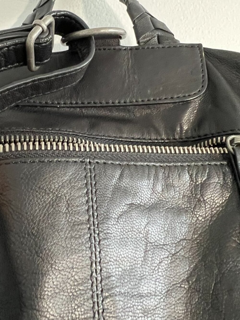 Lucky Brand Boho Leather Backpack Black (lightweight) - Picture 5 of 9